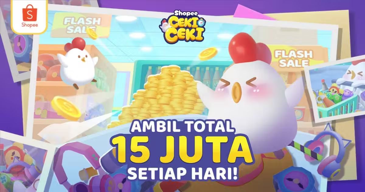 _rinountu's tweet photo. Yuk, kebut &amp; rebut hadiah total 15JT Koin. Dapatkan langsung koinnya dengan main #ShopeeCekiceki https://t.co/GSTqbV6VNn https://t.co/avHUWd5auk