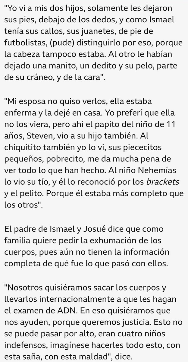 DanielGranjaEc's tweet photo. La cadena internacional @bbcmundo ha publicado un reportaje sobre #LosCuatroDeGuayaquilEcuador, que pone de manifiesto la brutalidad con la que fueron asesinados.

En el régimen de Daniel Noboa se violan los derechos humano y la Constitución, desaparecen niños, y se destruyen la economía y las oportunidades de empleo de los ecuatorianos.

Así es como nos percibe la opinión pública internacional: una salvajada, un estado fallido.