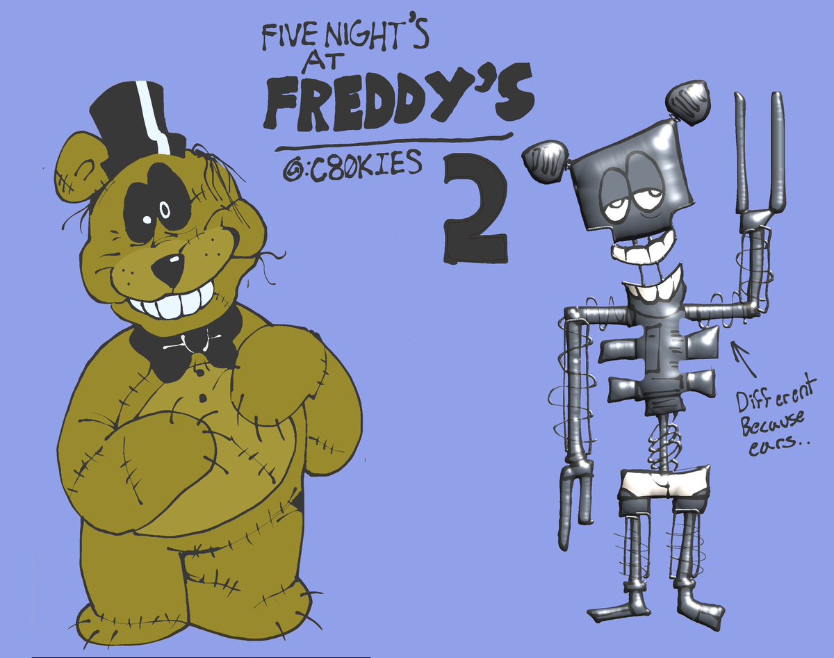 C80KIES's tweet image. The other Freddie’s 2 guys.. 2 electric boogaloo 
.
.
.
#fivenightsatfreddys2 #FNAFart #FNAFfanart #FNAF2art #fnaf
