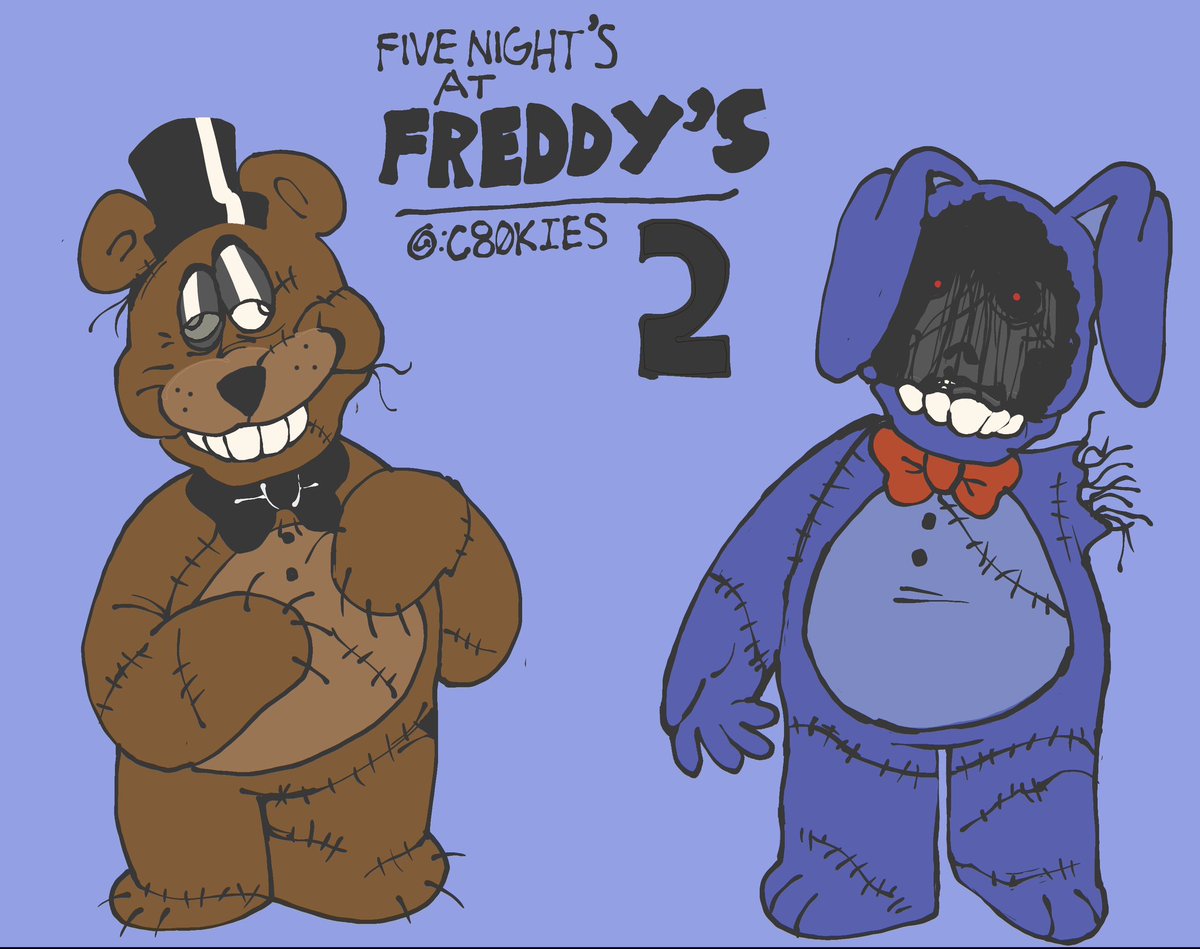 C80KIES's tweet image. The other Freddie’s 2 guys.. 2 electric boogaloo 
.
.
.
#fivenightsatfreddys2 #FNAFart #FNAFfanart #FNAF2art #fnaf