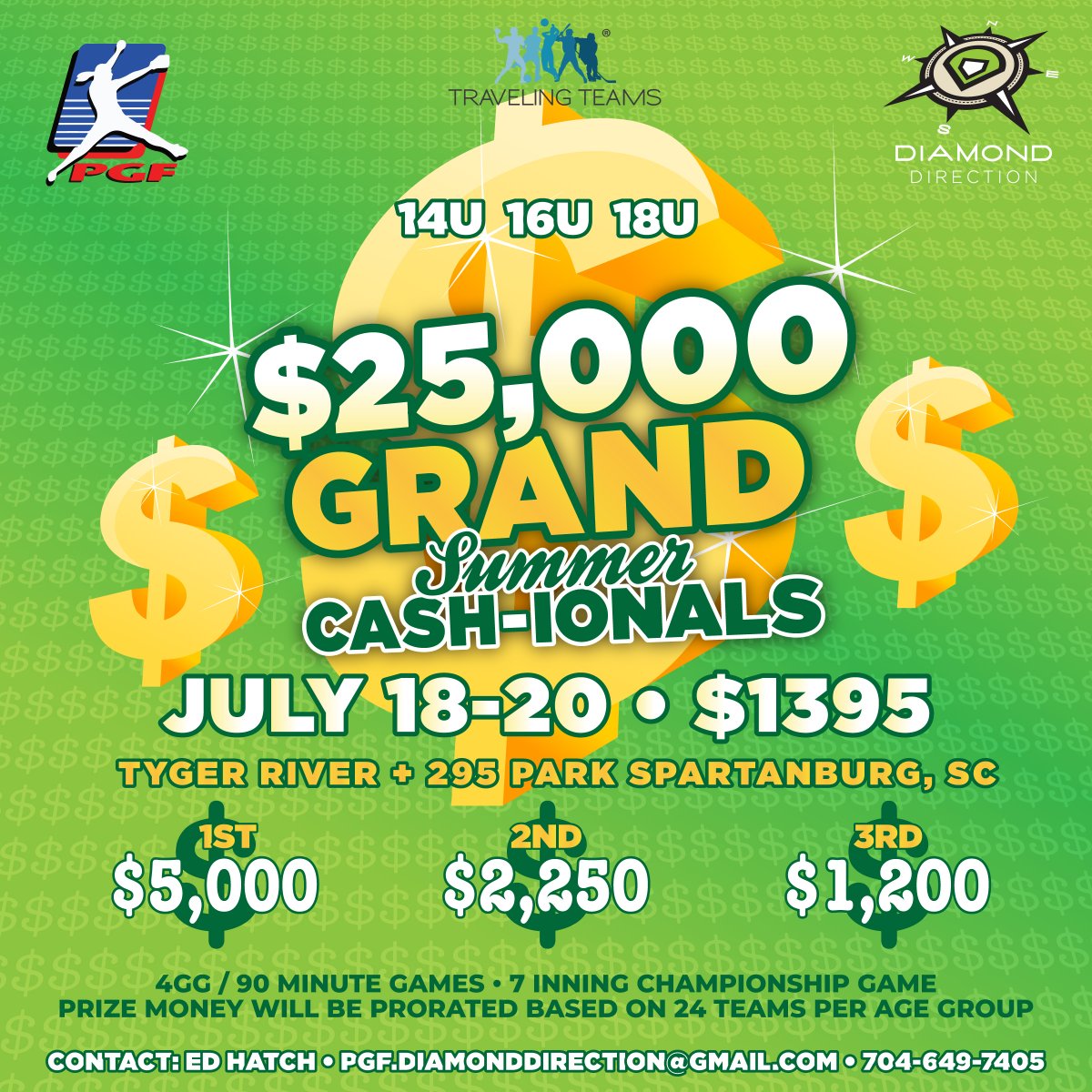 DDSBandEvents's tweet photo. June and July of 2025 will be EXCITING, Check out these 3 tournaments we are offering.
All the details can be found right here:
https://t.co/XSB7XJHB0x
#softball #diamonddirectionevents #softballtourney #pgf https://t.co/vVS2E5xvFH