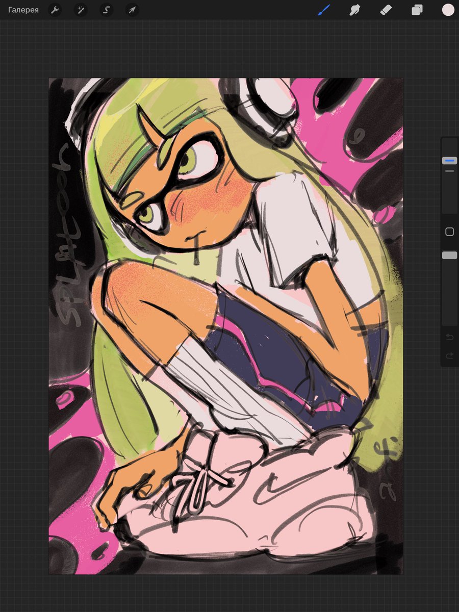 anf_arts's tweet image. WIP
#Splatoon #wip #Procreate