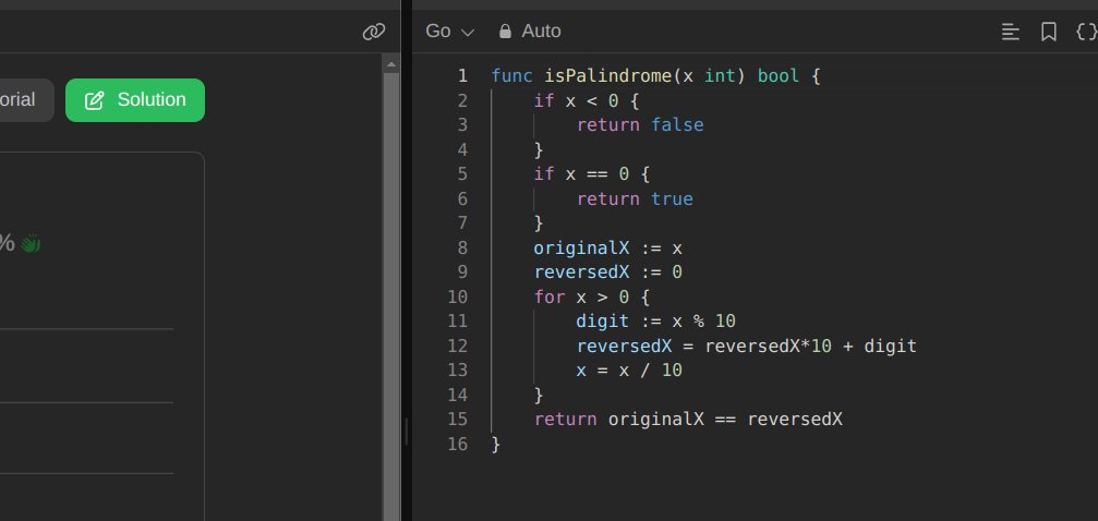 b_kimathi's tweet photo. Day 3 of #LeetCode: Solved the Palindrome problem! 🎯
Today’s challenge: checking if a string/number reads the same backward. 💡
 My code initially thought everything was a palindrome. 🌈 Turns out, I forgot edge cases. Oops! 🤦‍♂️
#LeetCode #CodeNewbie #100DaysOfCode #Palindrome https://t.co/sjMOUJvqNr