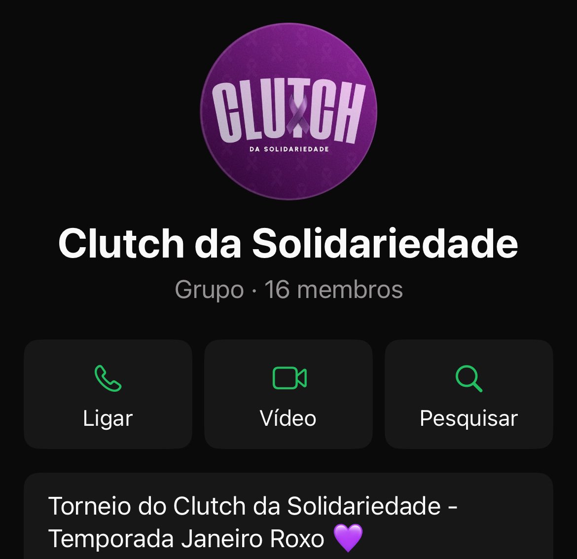 Dia 05, vou anunciar tudo o que vem junto desse projeto INCRÍVEL!

O "Clutch da Solidariedade" está rompendo barreiras que nem eu mesmo imaginava alcançar. 

💜