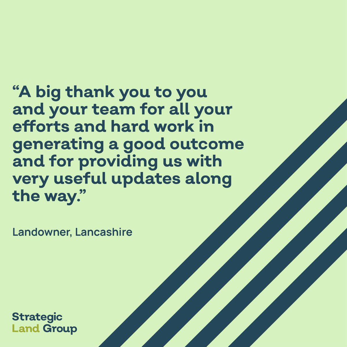 We’re bound to say we’re good so don’t listen to us - listen to the people we work with. 

Do you know of a site we could help with?

Get in touch: strategiclandgroup.co.uk/contact