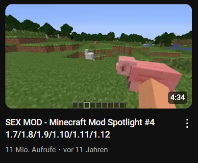 WilliB00's tweet photo. Minecraft Sex Mod 11.006.178 Aufrufe https://t.co/AfgUnWomqA