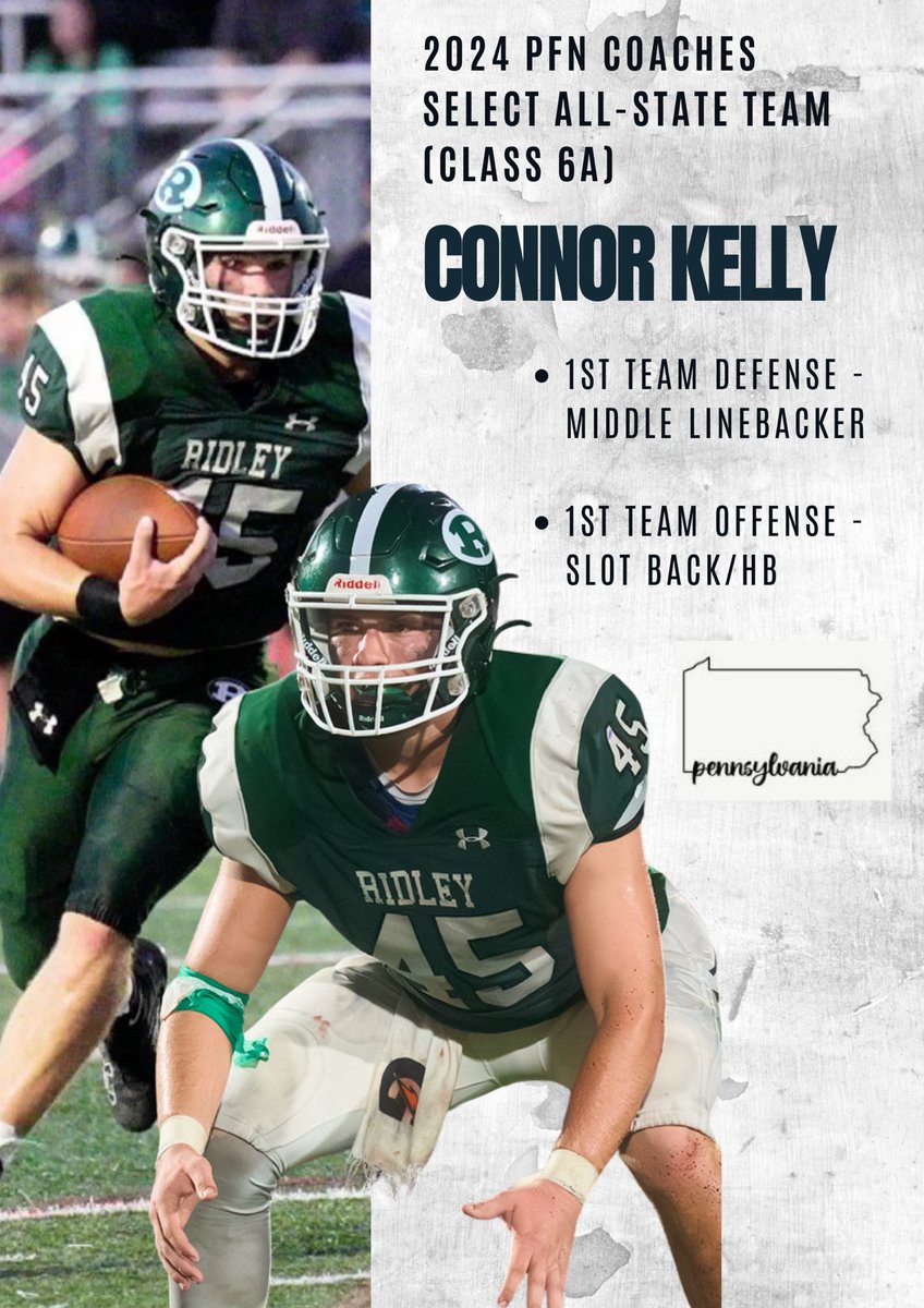 Thankful to be named to PFN Coaches Select All-State Team. <a href="/CoachFargo_KUFB/">Eric Fargo</a> <a href="/KUHC_Clements/">Jim Clements</a> <a href="/KIJUANWARE/">KIJUAN WARE</a> <a href="/coach_pru16/">John Pruden</a> <a href="/hs_ridley/">Ridley HS Football</a> <a href="/dwDBpn/">DAVID WOOD</a> <a href="/Eric_Engle/">Eric Engle</a> <a href="/soperb68/">Bob Soper</a> <a href="/ehollingworth37/">Coach Hollingsworth</a> <a href="/DELCOFootball/">#DelcoFootball</a>