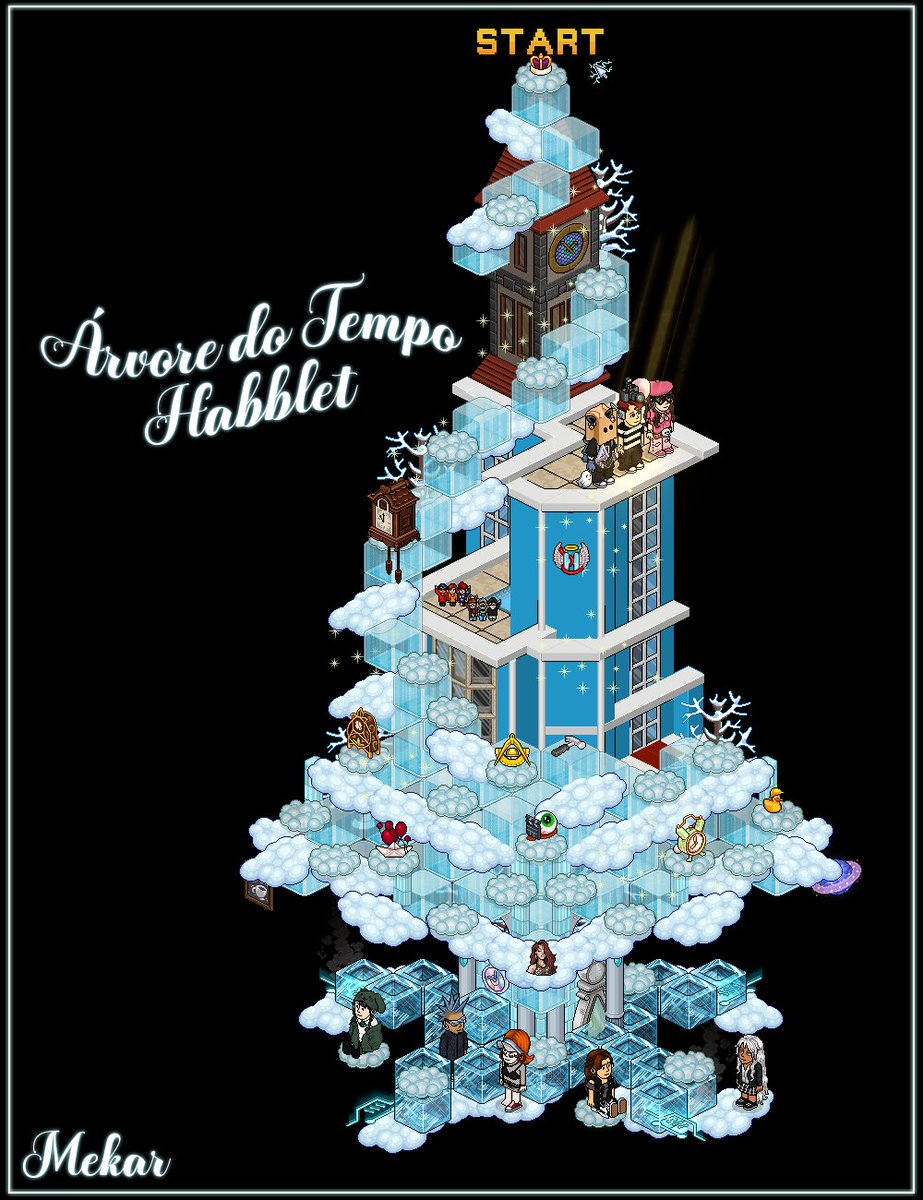 MekarHB's tweet image. ⏰: Afinal... o que esperar do tempo? O futuro fica congelado até o presente conseguir tocar nele. No Habblet o futuro é sempre uma surpresa. Mas o todo o tempo que já foi descongelado, já valeu a pena para mim!

Nick: Mekar #NatalHabblet ❄️