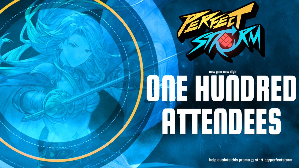 PerfectStormFGC's tweet image. Thanks for keeping it 💯 with us.

3 weeks remain for standard registration, with thousands of dollars in pot bonuses up for grabs.

make this promo obsolete &amp;amp; sign-up today @ start.gg/perfectstorm

#perfectstorm2025