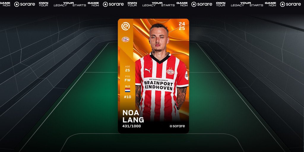 Jobznt23's tweet image. Petit giveaway pour débuter l’année ? 🎁

Avec les amis de @Sorare_Inside on vous fait gagner Noa Lang.

Pour participer :

➡️ RT + follow @Jobznt23 et @Sorare_Inside

Le vainqueur repartira aussi avec un mois d’abonnement à @Sorare_Inside offert 🔥

GL all 🍀 

#Sorare