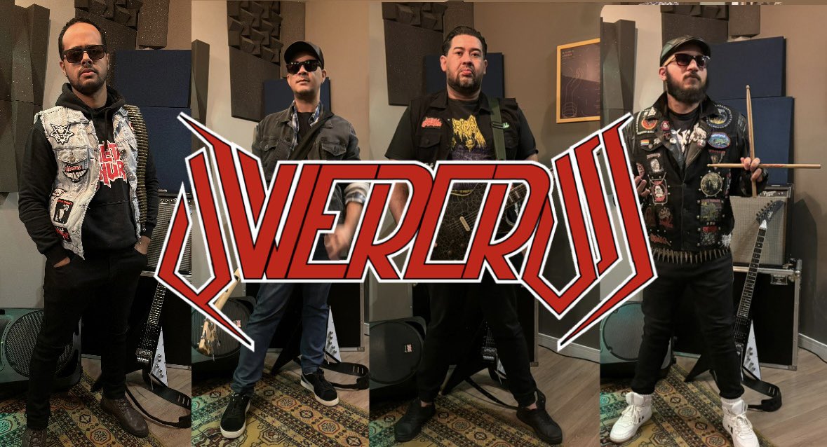 ovvercross's tweet photo. Nova formação do @ovvercross 
Bruno Oliveira (Vocal) - Leandro Bort (Baixo)  - Cleiton Marcelino (Guitar)  e Viní Augusto (Bateria).

Pre Save: https://t.co/lSbCgUHTY6

#Heavymetal #Headbanguer #Metalbr #Brasil #guitarist #VOCALOID https://t.co/bO0oCLgXpN