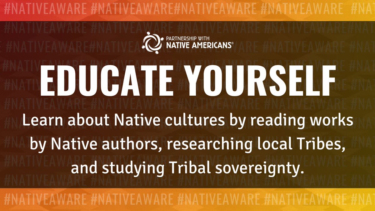 PWNA4hope's tweet image. Make your 2025 New Year's resolution to be more #NativeAware. 🪶

Being Native Aware is essential in fostering respect, understanding, and empowerment. Learn how below.👇