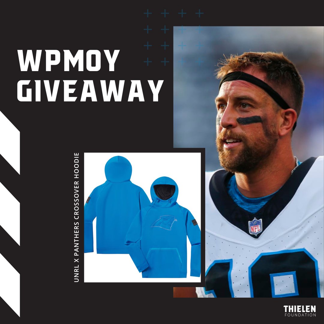 Thielen Foundation (@thielenfound) on Twitter photo π¨ WPMOY GIVEAWAY π¨
Retweet to vote <a href="/athielen19/">Adam Thielen</a> for the WPMOY award and enter to win an <a href="/unrlco/">UNRL</a> Panthers Crossover Hoodie π
How to enter:
β‘οΈ Like & retweet this post
β‘οΈ Follow <a href="/ThielenFound/">Thielen Foundation</a>
Entries close 1/6, winner announced 1/7.
<a href="/athielen19/">Adam Thielen</a> #WPMOYChallenge π¨ WPMOY GIVEAWAY π¨
Retweet to vote <a href="/athielen19/">Adam Thielen</a> for the WPMOY award and enter to win an <a href="/unrlco/">UNRL</a> Panthers Crossover Hoodie π
How to enter:
β‘οΈ Like & retweet this post
β‘οΈ Follow <a href="/ThielenFound/">Thielen Foundation</a>
Entries close 1/6, winner announced 1/7.
<a href="/athielen19/">Adam Thielen</a> #WPMOYChallenge
