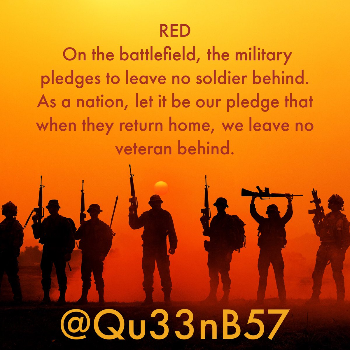 RED 6
<a href="/SenseVet/">Gary Foxtrot Vet</a> 
<a href="/Woodman775/">Woodman</a> 
@jeffreyworrell8
<a href="/Armypara315/">J</a>
<a href="/MichaelGra6976/">Michael</a>
<a href="/BoomBamaBoom/">Boom Owens</a>
<a href="/WatchfulWarrior/">👁Watchful👊Warrior</a>
<a href="/USNChief1/">Chief</a>
<a href="/ekimental/">Michael superstar</a> 
<a href="/IngloriousBhere/">IngloriousBhere🇺🇸🇮🇱MAGA1776🇬🇧DEMSareNAZIS</a> 
<a href="/dcpurcellgeorge/">Winterkills2</a> 
<a href="/MannyMtorrescop/">Manny💙🖤💙🖤</a>
<a href="/Wren49335/">Wren</a>
<a href="/PatriotMalave67/">“El Viejo” Malave</a>
<a href="/SouthTexVeteran/">VetTx</a>
<a href="/apgumbeaux/">Alexis p. Gumbeaux</a> 
<a href="/armygrljessy/">Jessy Patino</a> 
<a href="/MccalvinNina/">SIERRA4 (Ready for the Rapture!)</a>