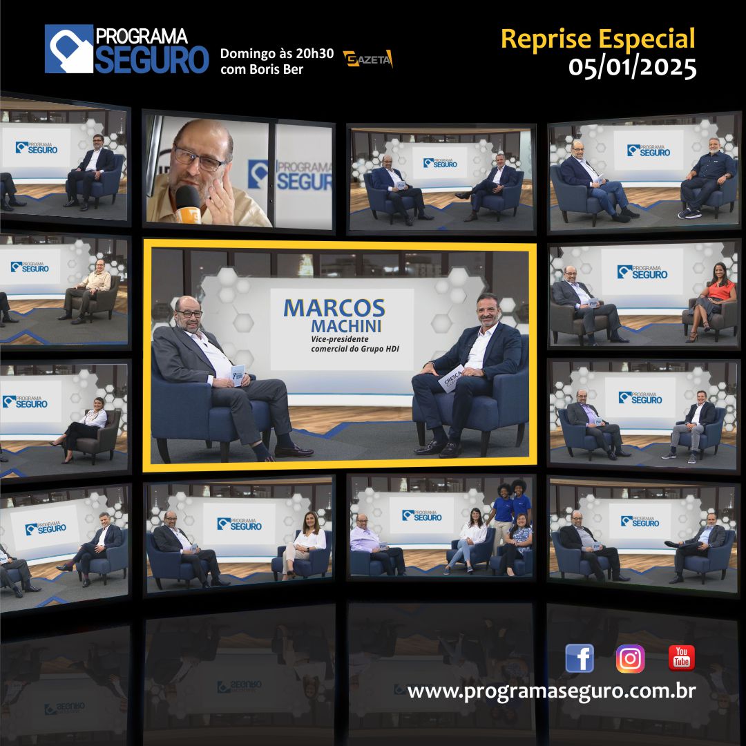 programaseguro's tweet image. Dando  sequência às nossas reprises especiais, neste próximo domingo, a  Reprise Especial será da entrevista com MARCOS MACHINI - Vice-presidente  comercial do Grupo HDI.  
Assistam novamente com a gente às 20h30, na TV Gazeta ou pela Internet: tvgazeta.com.br/aovivo,