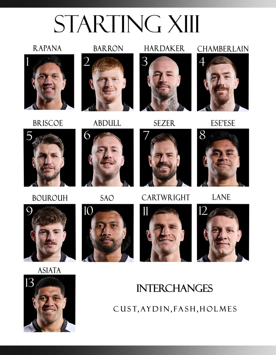 GraphicsRugby's tweet image. MY PREDICTED 17 FOR HULL FC ⚫️⚪️
#COYH #Since1985 @hullfcofficial @SuperLeague