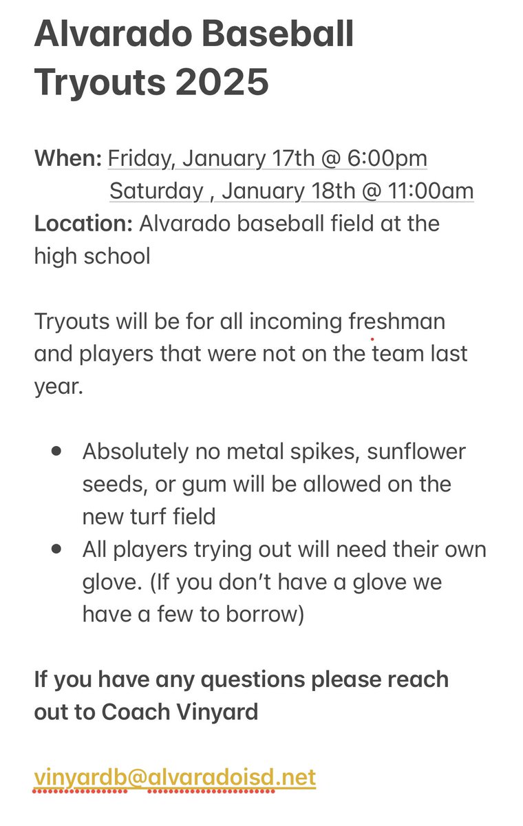 That time of year again! We are excited to get the ball rolling!