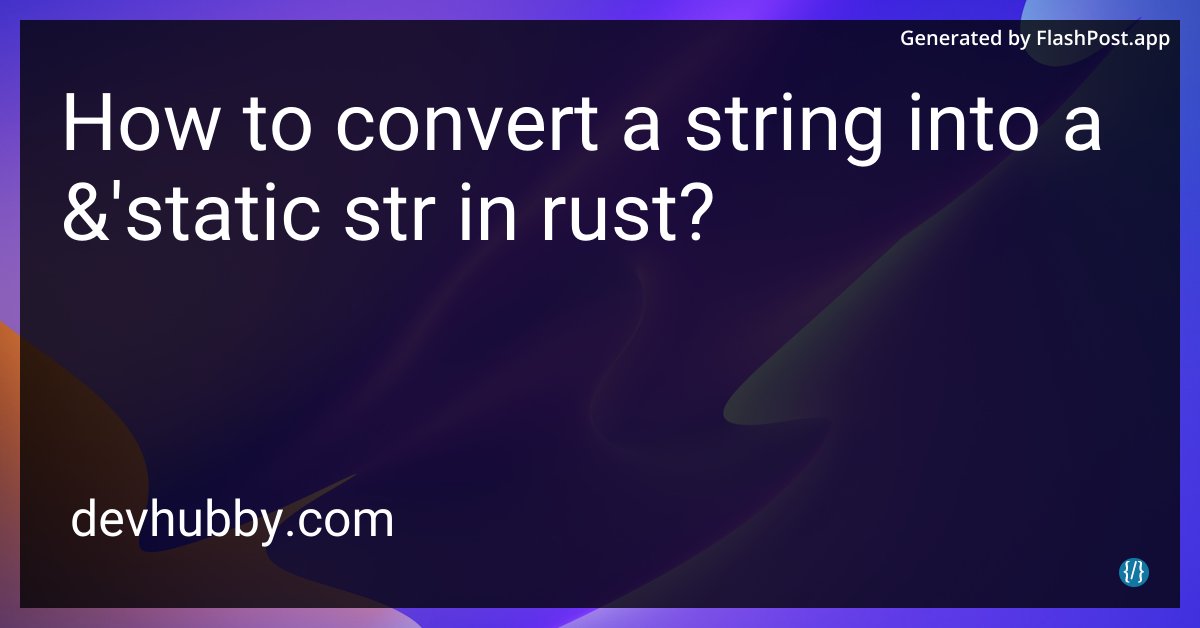 JordanKEurope's tweet image. Do I need to sacrifice bytes to the Rust gods for string conversion approval? 🖥️🌌

Source: devhubby.com/thread/how-to-…

#RustDevelopers #Programmer #LearnToCode #CodeChallenge #rust #convert