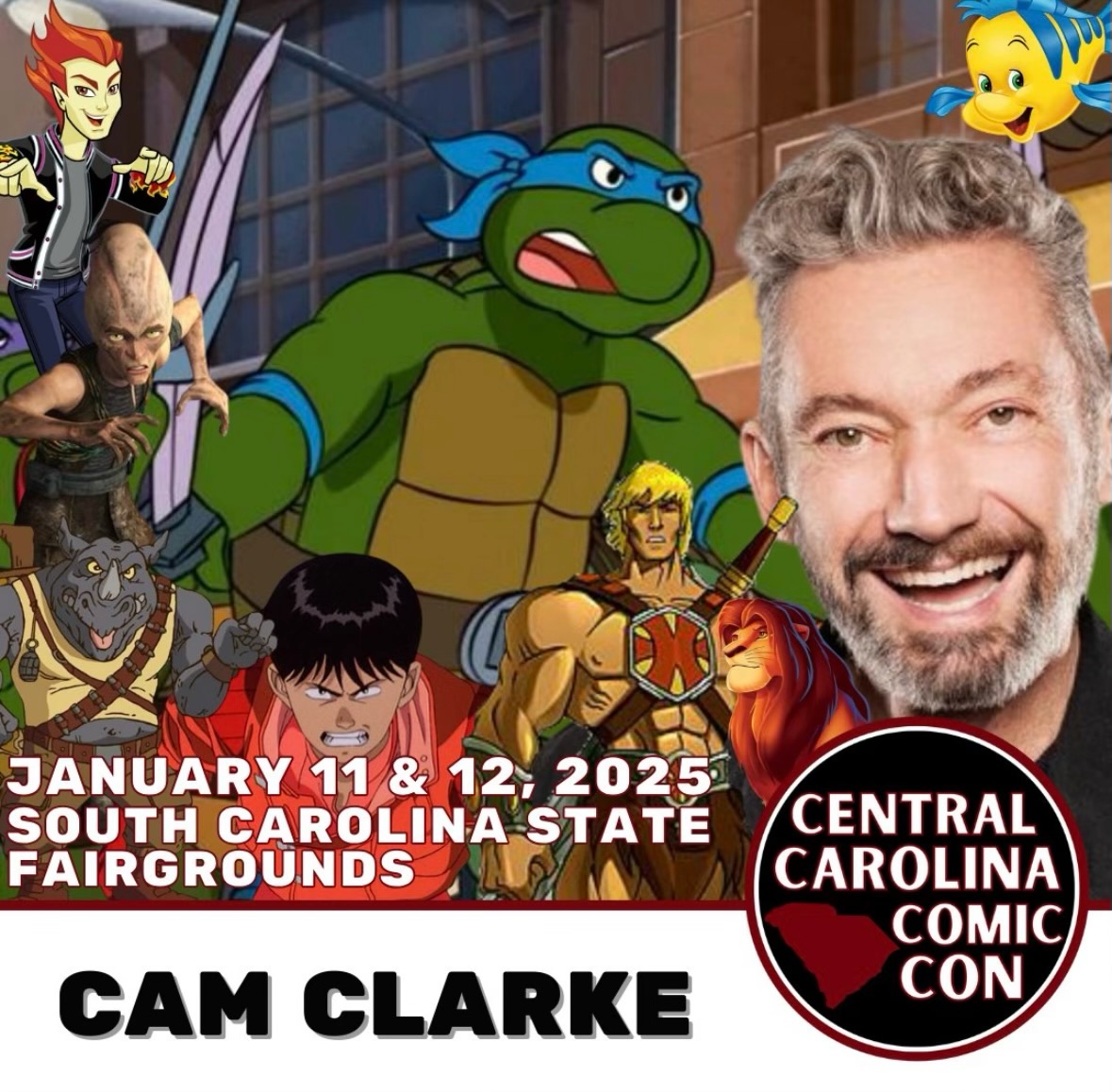 Join me at Central Carolina Comic Con January 11-12, 2025.  More details at the links below!
facebook.com/events/2263076…

centralcarolinacomiccon.com/guests?pgid=l4…

#TeenageMutantNinjaTurtles #MetalGear #MGS #LiquidSnake #Robotech #TMNT #Leonardo #HeMan