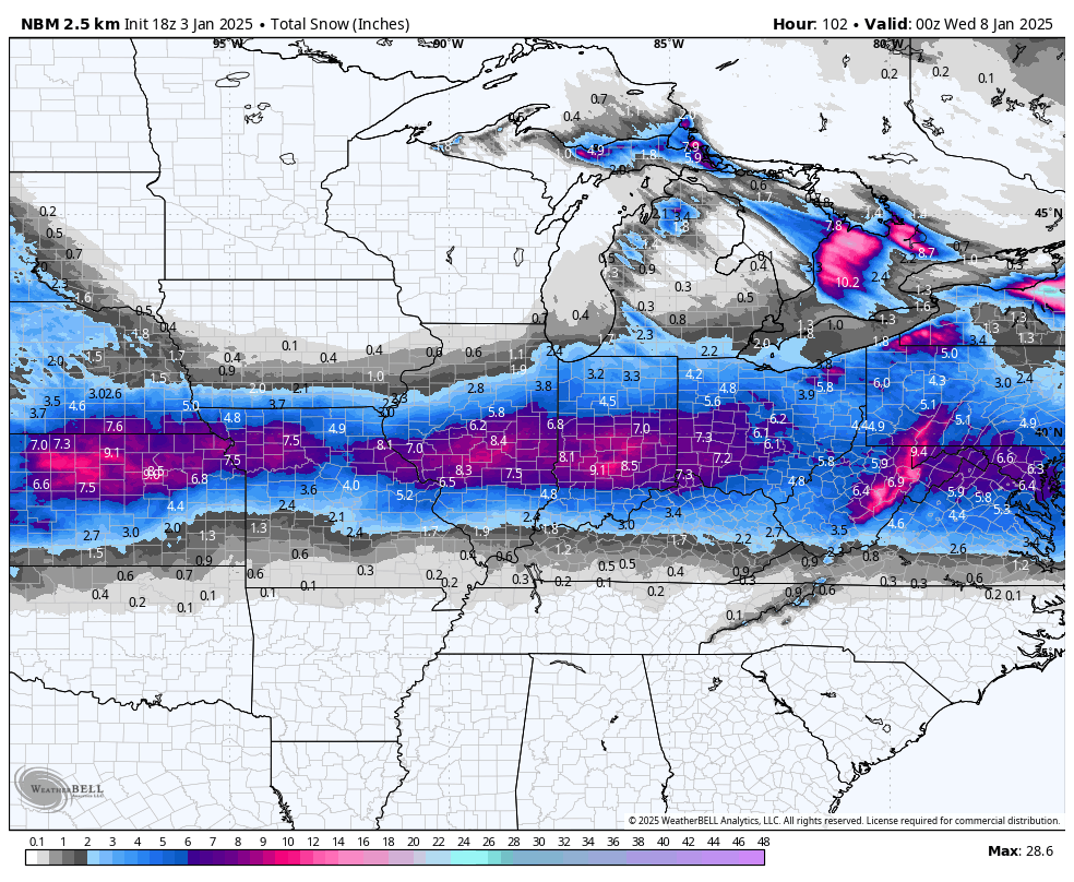 ryanhallyall's tweet image. UPDATE: Major winter storm bringing heavy snow and ice from Kansas to DC through Monday. Expect 6-12"+ snow from KC to DC metros, with dangerous 0.5" ice accumulations possible in MO/KY. Travel will be severely impacted.