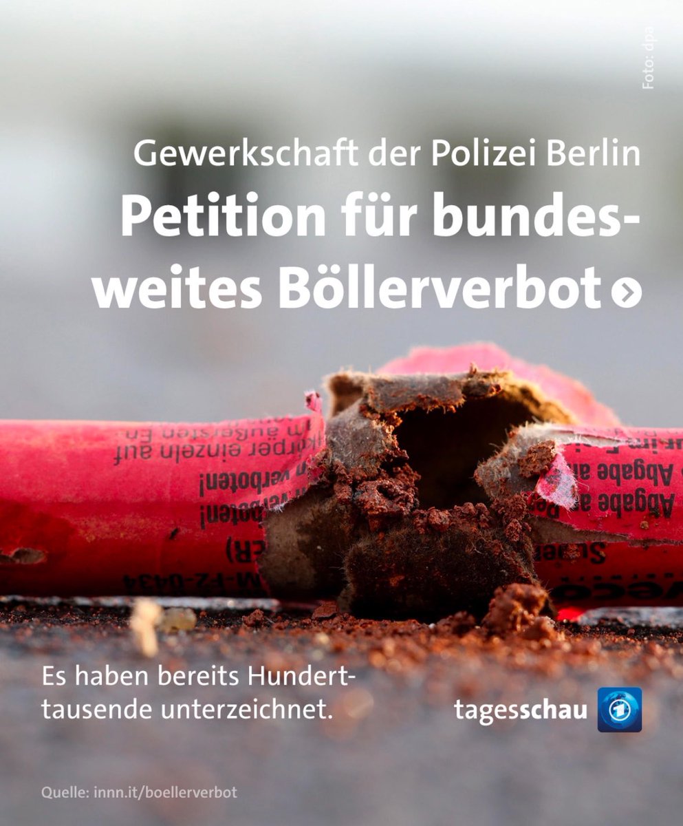 Traurig, dass die Polizei Berlin einen solchen Hilferuf starten muss, weil die Einsatzkräfte jedes Jahr beschossen werden und die Politik es nicht hinbekommt