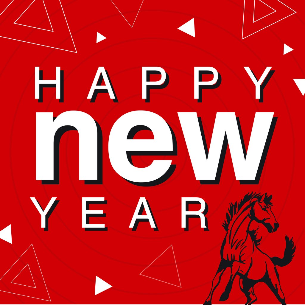 Happy New Year, Mustangs! Wishing all our Sweetwater ISD family a happy and healthy 2025. #MustangSpirit