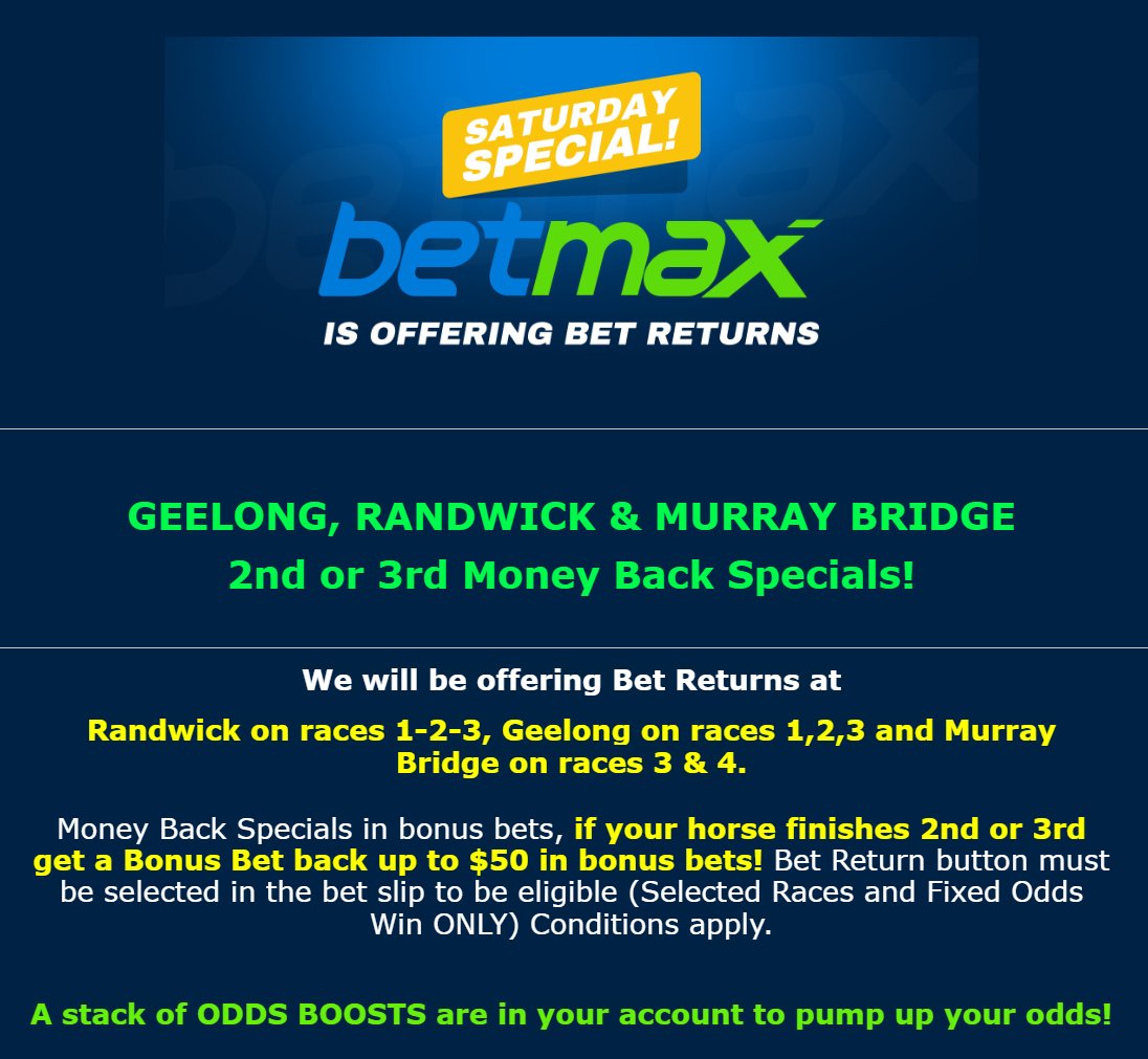 BetMaxAustralia's tweet image. Bet returns across three states today!  

Murray Bridge is less than an hour away!