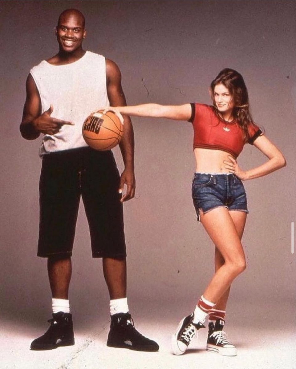 Shaq and Cindy. 1993.