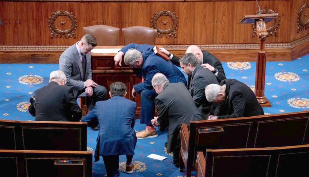 Dr. Malachi - (Dr. Run) (@malachiobrien) on Twitter photo AMERICA IS COMING TO JESUS
ITS A NEW ERA
-Speaker Mike Johnson praying with his colleagues
Thank you <a href="/cindyjacobs/">Cindy Jacobs</a> for posting this. AMERICA IS COMING TO JESUS
ITS A NEW ERA
-Speaker Mike Johnson praying with his colleagues
Thank you <a href="/cindyjacobs/">Cindy Jacobs</a> for posting this.
