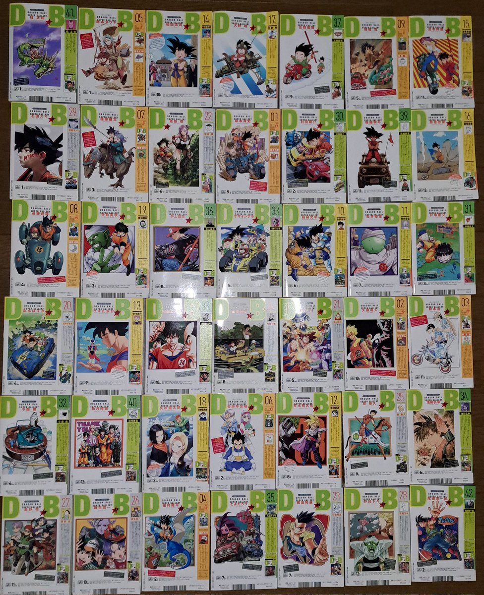 最強ジャンプの裏表紙で連載されていたドラゴンボール連載40周年記念