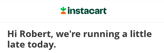 AMByteNet's tweet photo. Instacart, do your job and stop wasting everybody's time. And electricity. And try the truth. 7 hours is "a little late"? You're always late, there is no need to send 5 emails &amp; 10 texts every time. Just do the job and stop talking nonsense. 
#instacart #late #delay #waste https://t.co/pWptTAZt0a