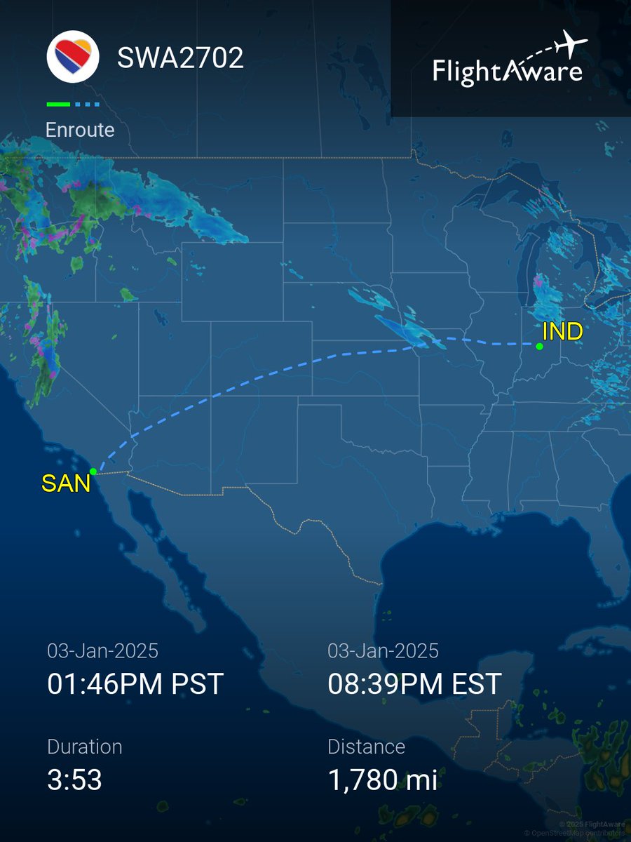 bemitched's tweet image. flightaware.com/live/flight/SW…