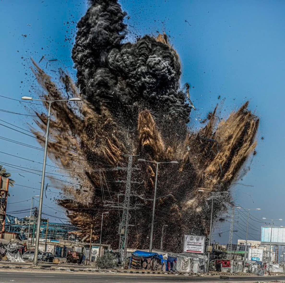 This is not a movie scene or AI; this is Gaza