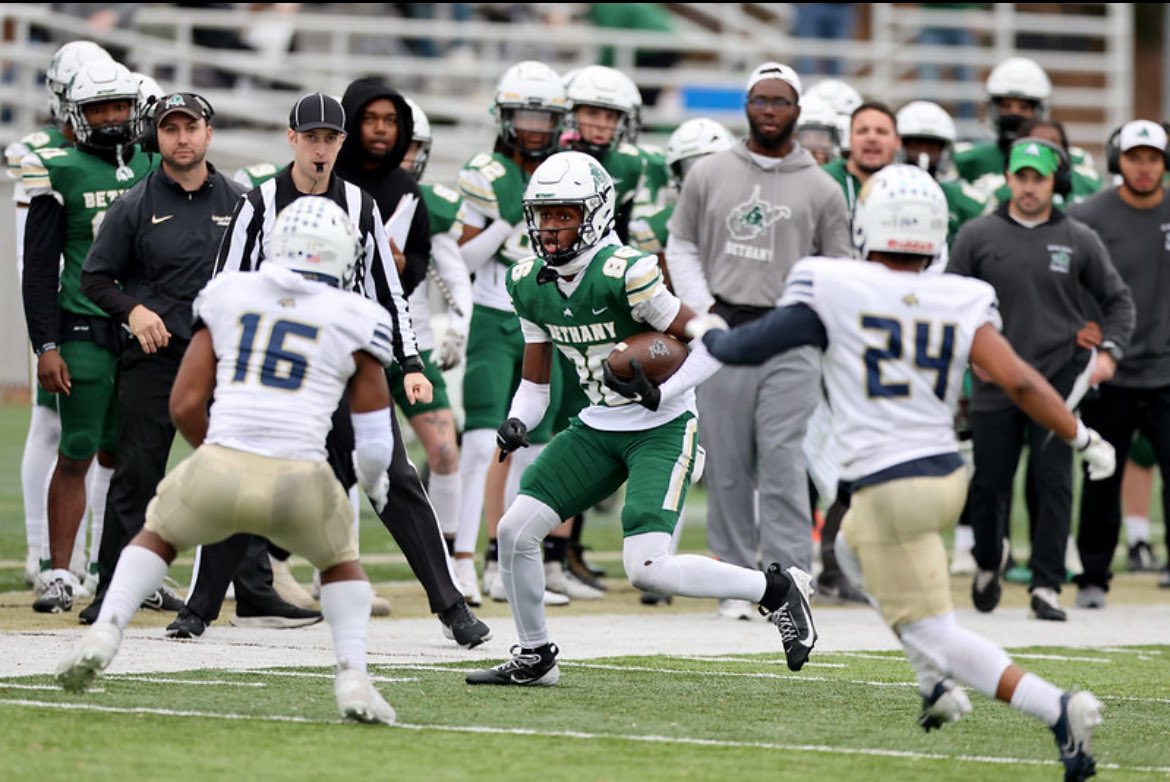 Jalen Barnes (@jalenbarnes1_) on Twitter photo Thank you <a href="/BethanyWV_FB/">Bethany College Football</a> I have officially entered the portal with 3 years of eligibility!
6β2 180
WR
<a href="/CalvertFootball/">Calvert Football</a> <a href="/FTRreport/">Fast Track Recruits</a> Thank you <a href="/BethanyWV_FB/">Bethany College Football</a> I have officially entered the portal with 3 years of eligibility!
6β2 180
WR
<a href="/CalvertFootball/">Calvert Football</a> <a href="/FTRreport/">Fast Track Recruits</a>