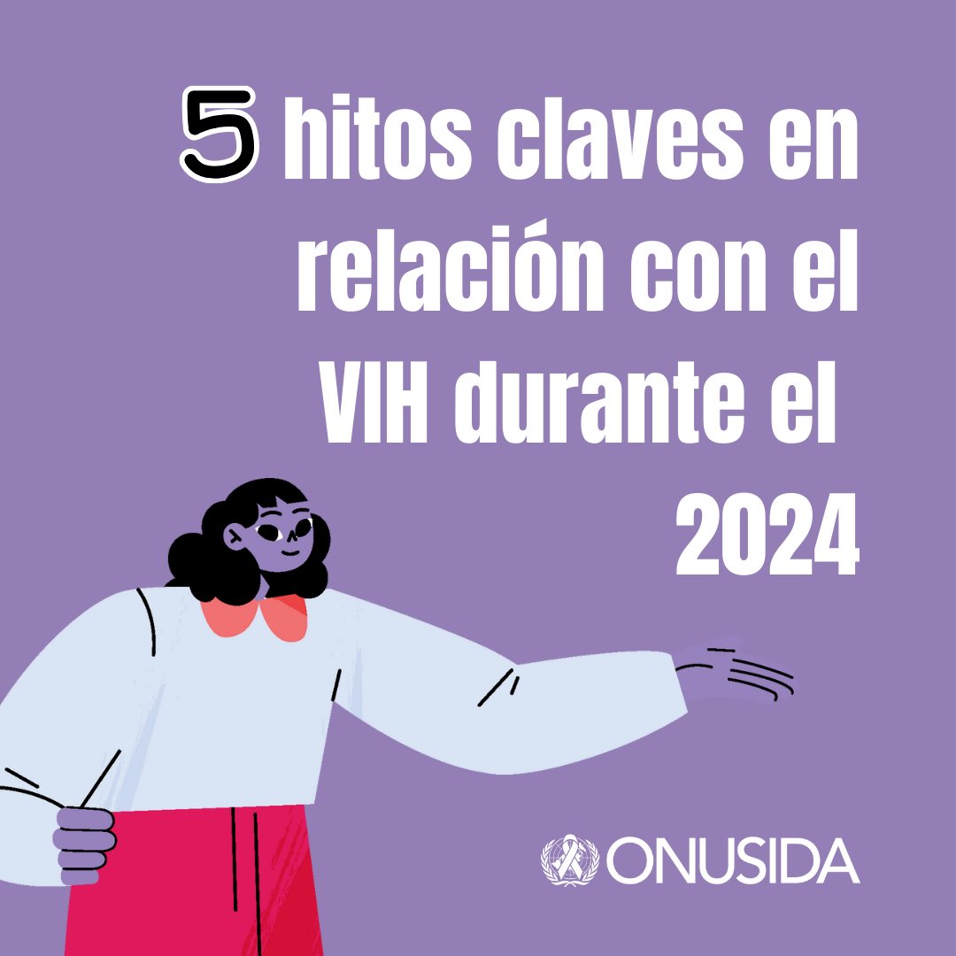ONUSIDA_VE's tweet photo. En este inicio de año, 2025, les traemos 5 hitos claves en relación con el VIH que nos deja el año 2024 y que nos muestran el camino a seguir para poner fin al sida.

#VIH #VIHenVenezuela #2024 #2025 https://t.co/O2nG3N3zuZ