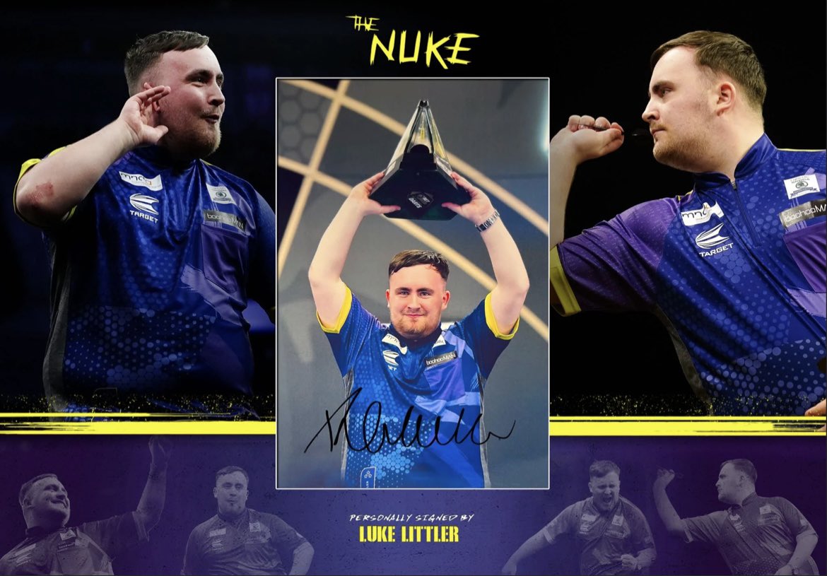 Congratulations, Luke ‘The Nike’ Littler! 

montagememorabilia.com/search?q=Luke+…

World Champion at JUST 17!!!!
