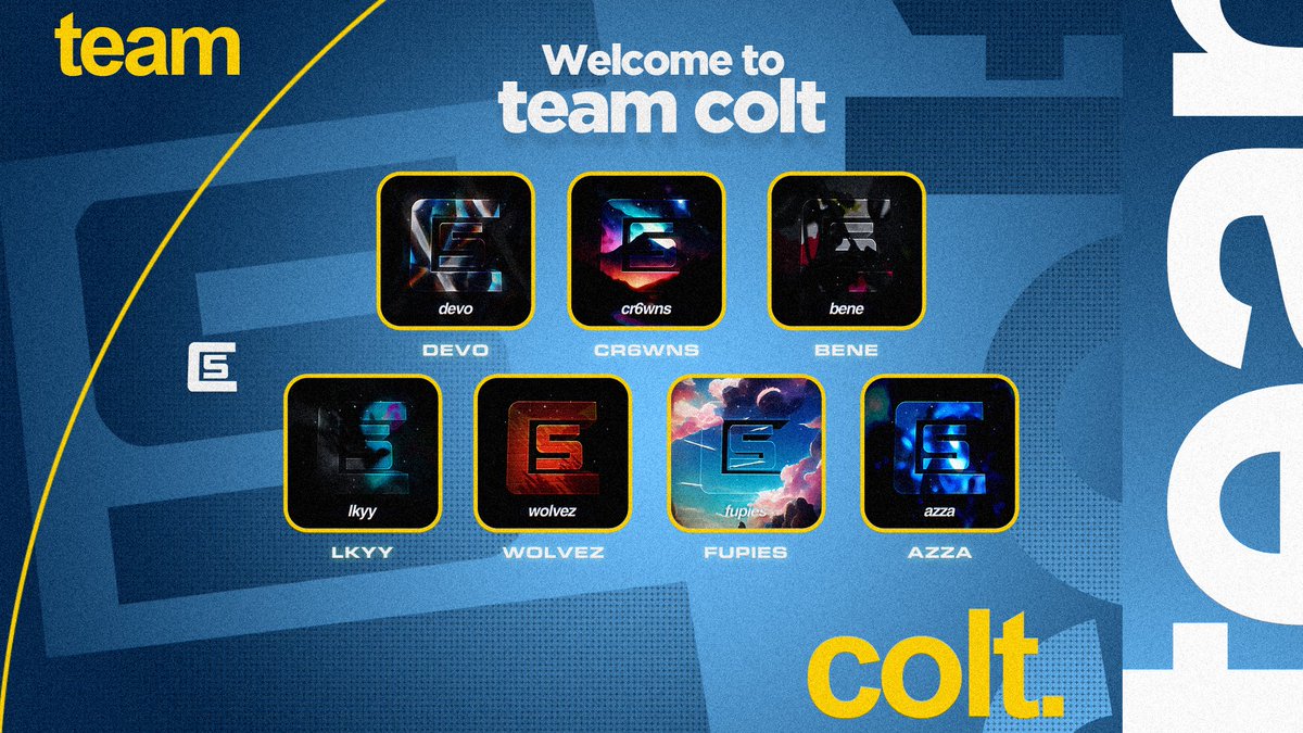 Welcome the newest Colt members to the team! 

#FearColt