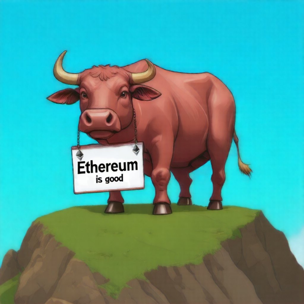 $EBULL will be the coin of Ethereum Szn

- First mover advantage --&gt; Vitalik has never used a meme before

- Vitaliks blessing with him shouting out the teams donation effort

- Encourages Ethereum maxi's to get behind on one common idea; Etheruem Is Good

- CTO and decentralised
