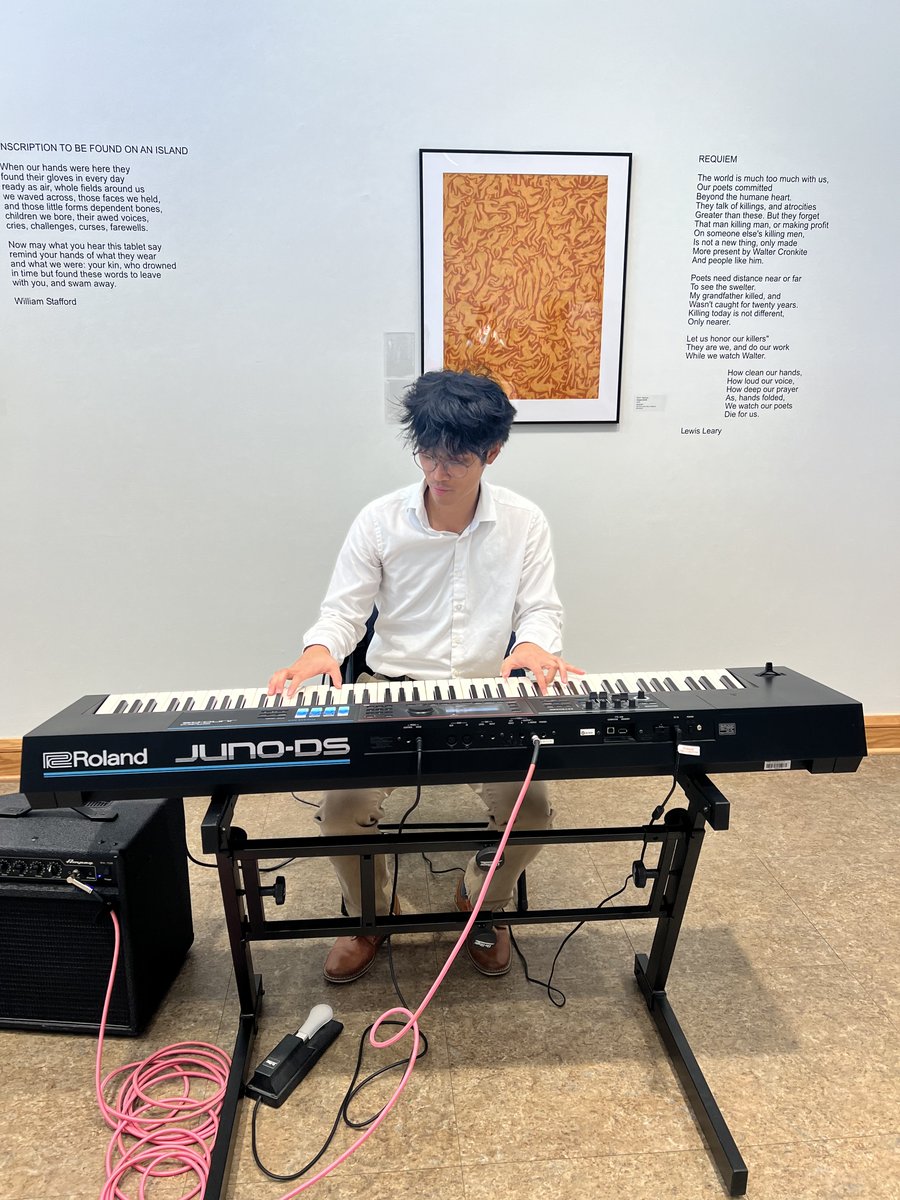 Our three Art Makers residents were hard at work during the fall semester creating pieces in their chosen medium. They were able to showcase a sample of their work during our Mocktails with Makers event, where #ECUHonors students had a chance to view the work and ask questions.