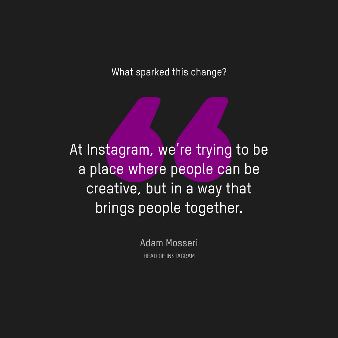 rhythmagency's tweet image. Focus on making shareable content, and Instagram’s new algorithm will work in your favor. → rhythmagency.com/blog #Instagram #AlgorithmUpdate #SMM