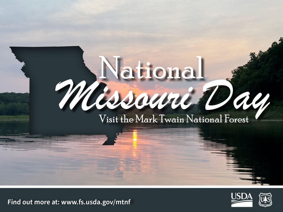 USFS Eastern Region (@usfs_r9) on Twitter photo Happy National Missouri Day <a href="/marktwain_nf/">MarkTwain NF</a> Happy National Missouri Day <a href="/marktwain_nf/">MarkTwain NF</a>