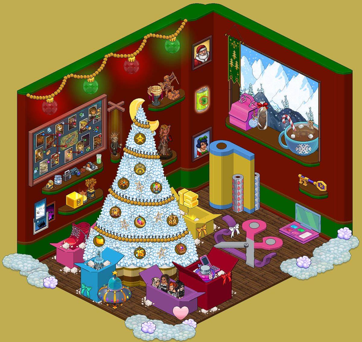 Thblack0ut's tweet image. 🎄 A Grande árvore do Habblet by Haang
📷 HQ: i.imgur.com/gE5Uqym.png

#NatalHabblet