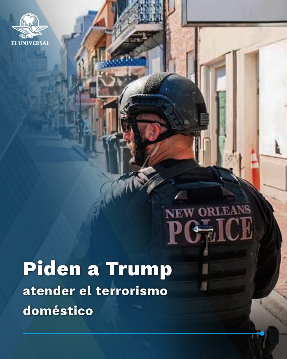 El_Universal_Mx's tweet image. “Es claro que el gobierno entrante de Trump tiene que poner mucha atención a sus propios grupos internos terroristas”, dice a EL UNIVERSAL Jaime Ortiz, abogado y especialista en temas de seguridad nacional. #Notaplus

👉 tinyurl.com/4tabn89w