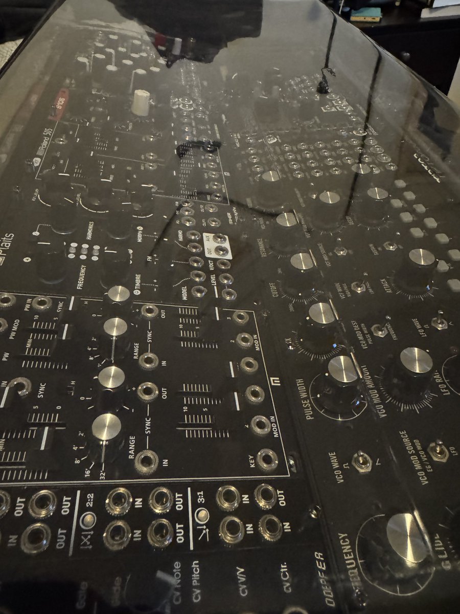 ‼️‼️Quick reminder‼️‼️ 

My band <a href="/deloreanOD/">Delorean Overdrive</a> will be playing <a href="/MAGFest/">MAGFest</a> January 24th, 2025. Reconfigured my synth modules for the occasion.

Would love to run into some of you if you are going. For everyone else, there will be a live stream. Cheers 🥂!