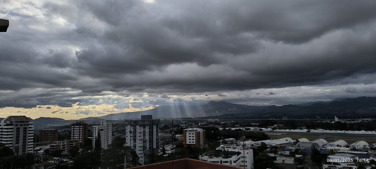 El atardecer del viernes 3 de enero