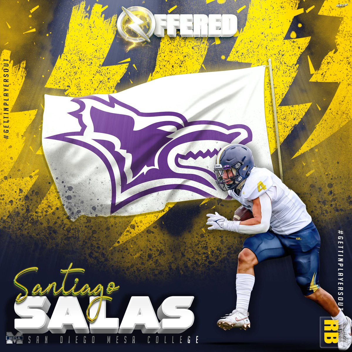 Congratulations to Olympian RB <a href="/SalasSantiago7/">Salas_Santiago “AGO” #4</a> on his OFFICIAL offer from <a href="/kwufootball/">Kansas Wesleyan University Football</a> !
#GettinPlayersOut 
<a href="/BallCoachGW/">Gary Watkins Jr</a> <a href="/PrezHands/">Ashanti Hands, Ed.D.</a> <a href="/CoachChevSD/">Coach Chevalier</a> <a href="/EC_Preps_SD/">EC Preps</a> <a href="/MISSIONHILLSHI1/">Mission Hills High School Football</a> <a href="/sdfootball/">SDFN Ray</a> 
📸 <a href="/Nicole2Noel/">Nicole Noel Photography LLC</a> 💻 <a href="/SwagLabGD/">Dan Ruiz - Swag Lab - Graphic Design</a>