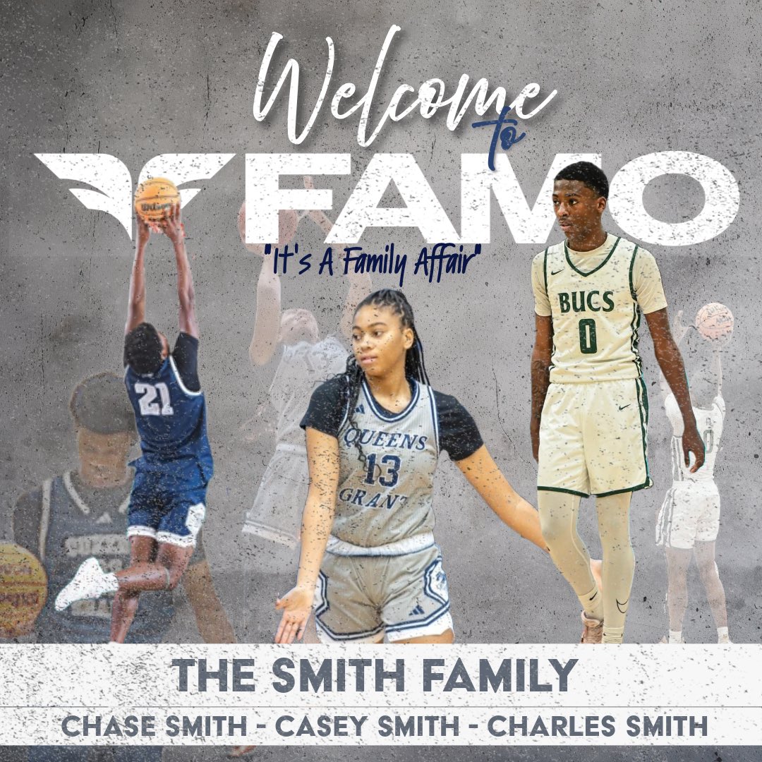 It’s a Family Affair… Welcome to #FAMOSports Smith Family 
Casey Smith
Charles Smith
Chase Smith 
<a href="/dnell40/">Donnell Bruce</a>  <a href="/CoachWNoble/">Willie Noble</a>