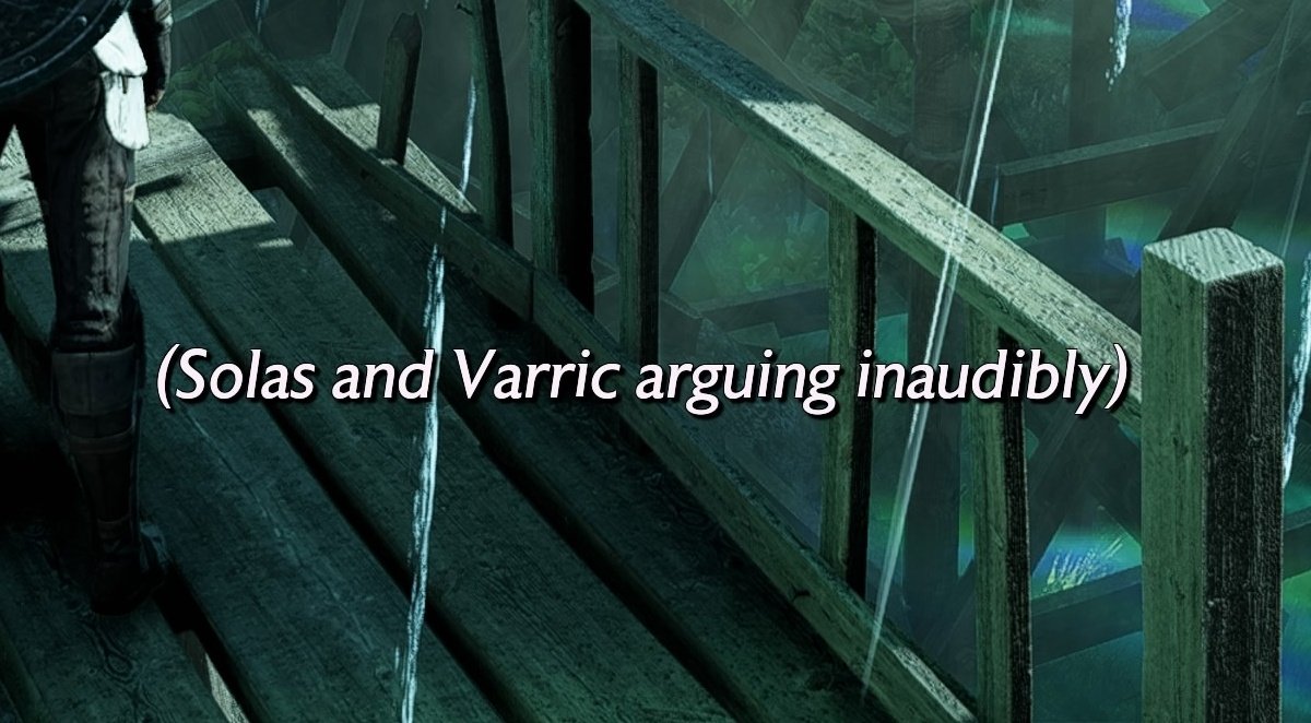 drgonduran's tweet photo. i hate it here. so much talk about how varric has to talk to solas, how important it is. all this searching in the comic, with rook and we get this https://t.co/6ASpGKGjX9