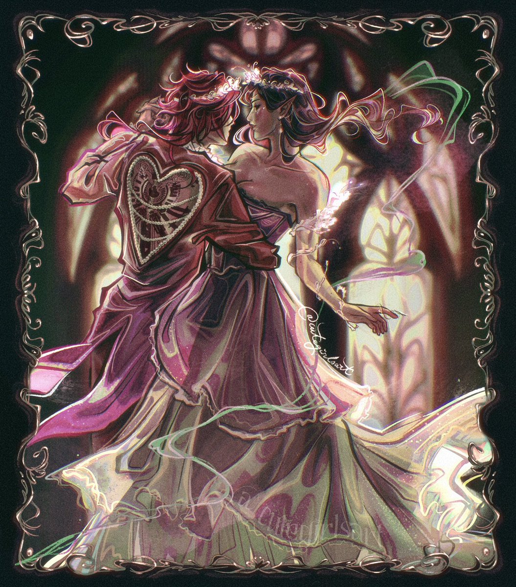 cutegirlsart's tweet image. caitvi fantasy AU I have been thinking about…. ✨