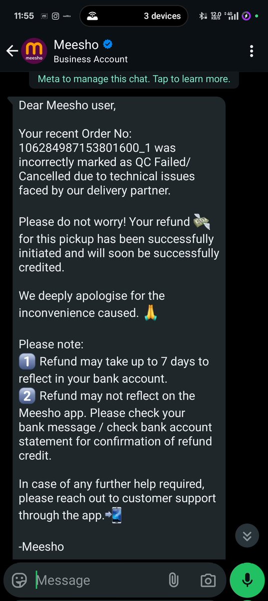 AnmolSharm54290's tweet photo. @meesho_support I wat tracking my order but you say don't pickup my product  your fraud @Meesho_Official @meesho_support #messho #messhofraud https://t.co/HyzQpuytQJ